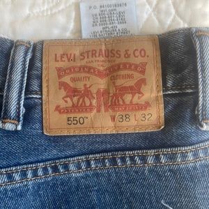 Levi’s 550 jeans